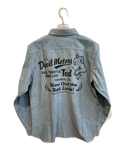 TED COMPANY（テッドカンパニー）TED COMPANY (テッドカンパニー) シャツ インディゴ サイズ:Lの古着・服飾アイテム