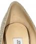 中古・古着 JIMMY CHOO (ジミーチュウ) オープントゥーパンプス ゴールド サイズ:35 1/2：7000円