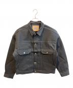 orSlow×better gift shopオアスロウ×ベターギフトショップ）の古着「Type II Black Selvedge Denim Jacket　81-6112-61K-BT」｜ブラック