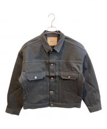 orSlow×better gift shop（オアスロウ×ベターギフトショップ）の古着「Type II Black Selvedge Denim Jacket　81-6112-61K-BT」｜ブラック