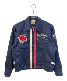 TED COMPANY（テッドカンパニー）の古着「刺繍ワークジャケット」｜ネイビー