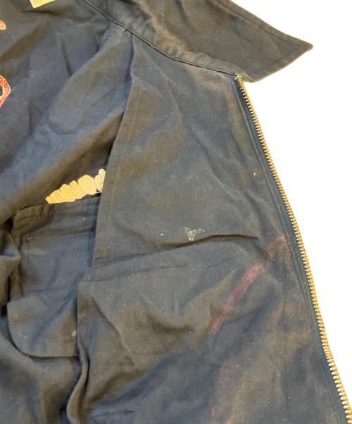 TED COMPANY（テッドカンパニー）TED COMPANY (テッドカンパニー) 刺繍ワークジャケット ネイビー サイズ:Ｍの古着・服飾アイテム