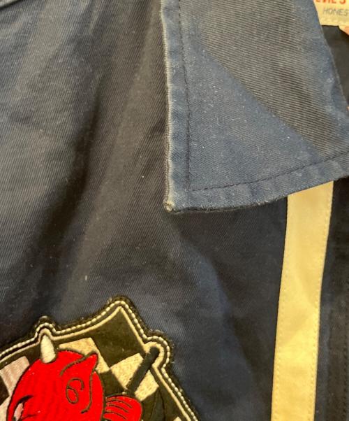 TED COMPANY（テッドカンパニー）TED COMPANY (テッドカンパニー) 刺繍ワークジャケット ネイビー サイズ:Ｍの古着・服飾アイテム