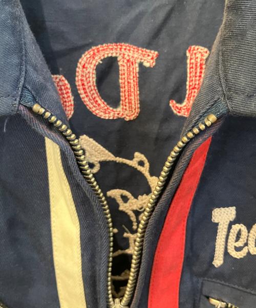 TED COMPANY（テッドカンパニー）TED COMPANY (テッドカンパニー) 刺繍ワークジャケット ネイビー サイズ:Ｍの古着・服飾アイテム