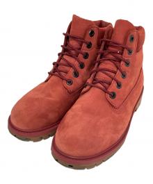 Timberland（ティンバーランド）の古着「レースアップブーツ」｜レッド