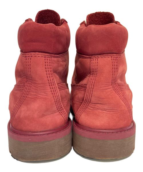 Timberland（ティンバーランド）Timberland (ティンバーランド) レースアップブーツ レッド サイズ:22.5の古着・服飾アイテム