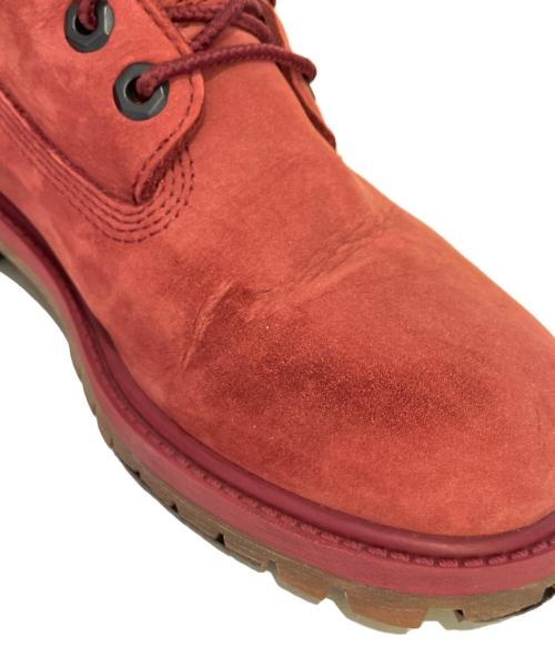 Timberland（ティンバーランド）Timberland (ティンバーランド) レースアップブーツ レッド サイズ:22.5の古着・服飾アイテム