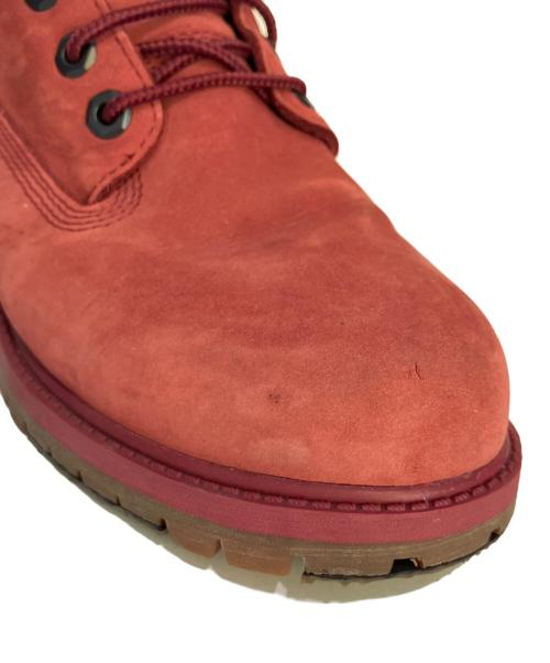 Timberland（ティンバーランド）Timberland (ティンバーランド) レースアップブーツ レッド サイズ:22.5の古着・服飾アイテム