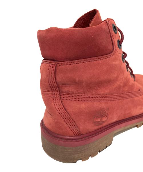 Timberland（ティンバーランド）Timberland (ティンバーランド) レースアップブーツ レッド サイズ:22.5の古着・服飾アイテム