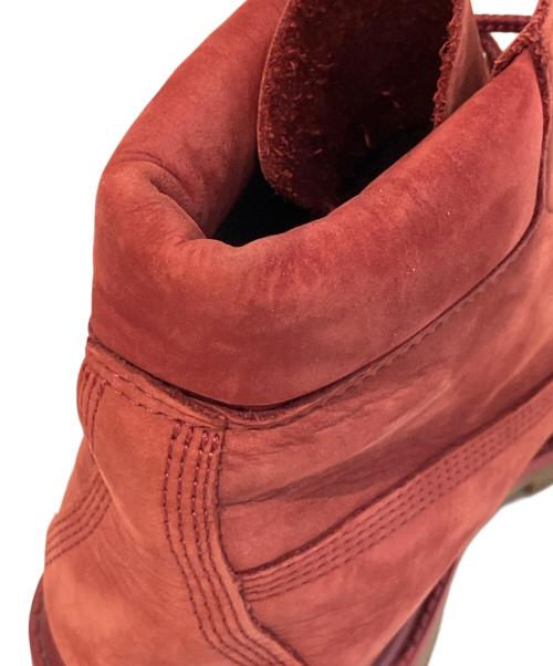 Timberland（ティンバーランド）Timberland (ティンバーランド) レースアップブーツ レッド サイズ:22.5の古着・服飾アイテム