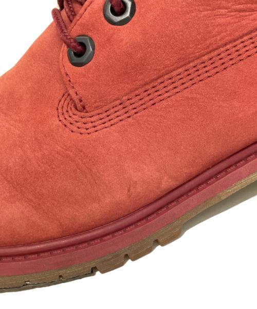 Timberland（ティンバーランド）Timberland (ティンバーランド) レースアップブーツ レッド サイズ:22.5の古着・服飾アイテム