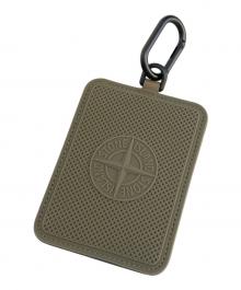 STONE ISLAND（ストーンアイランド）の古着「パスケース/RUBBER CARD HOLDER」｜ブラック×カーキ