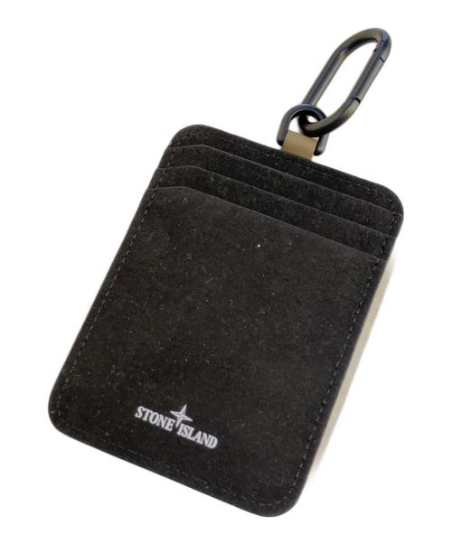 STONE ISLAND（ストーンアイランド）STONE ISLAND (ストーンアイランド) パスケース/RUBBER CARD HOLDER ブラック×カーキ 未使用品の古着・服飾アイテム