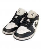 NIKEナイキ）の古着「ローカットスニーカー/AIR JORDAN 1 LOW」｜ホワイト×ブラック