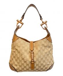 GUCCI（グッチ）の古着「ワンショルダーバッグ　120888　GG　ニュージャッキー」｜ブラウン
