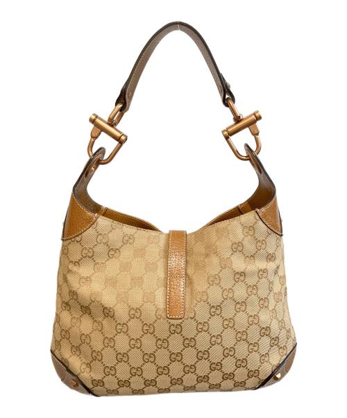 GUCCI（グッチ）GUCCI (グッチ) ワンショルダーバッグ　120888　GG　ニュージャッキー ブラウンの古着・服飾アイテム