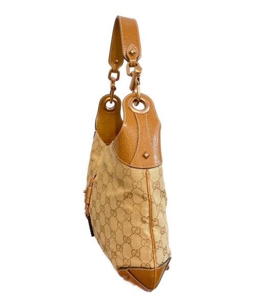 GUCCI（グッチ）GUCCI (グッチ) ワンショルダーバッグ　120888　GG　ニュージャッキー ブラウンの古着・服飾アイテム