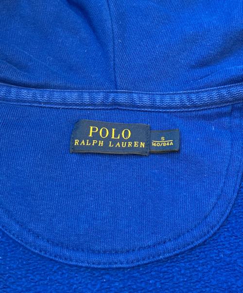 POLO RALPH LAUREN（ポロ・ラルフローレン）POLO RALPH LAUREN (ポロ・ラルフローレン) ジップパーカー ブルー サイズ:Sの古着・服飾アイテム