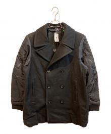 G-STAR RAW（ジースターロゥ）の古着「Bomber Sleeve Peacoat」｜ブラック