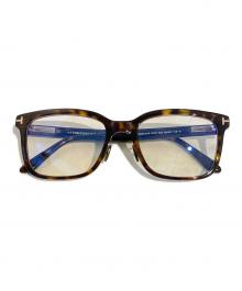 TOM FORD（トムフォード）の古着「眼鏡　TF5853-D-B」｜ブラウン×シルバー