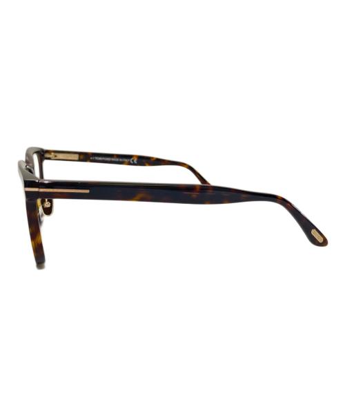 TOM FORD（トムフォード）TOM FORD (トムフォード) 眼鏡　TF5853-D-B ブラウン×シルバー サイズ:55□20 145の古着・服飾アイテム