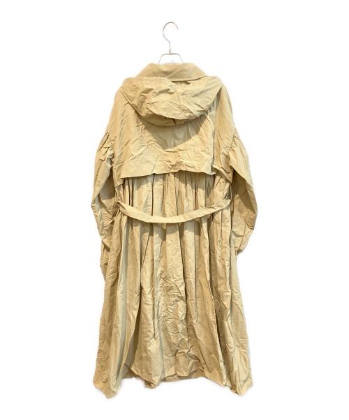 ELLIE（エリー）ELLIE (エリー) ギャザーコート　21SETA05 ベージュ サイズ:FREEの古着・服飾アイテム