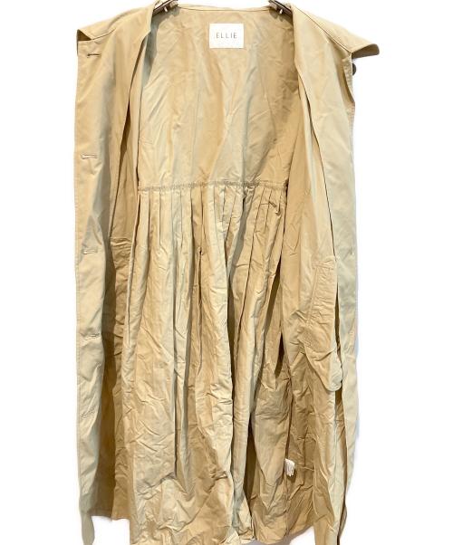 ELLIE（エリー）ELLIE (エリー) ギャザーコート　21SETA05 ベージュ サイズ:FREEの古着・服飾アイテム