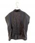 TRUNK HIROKO KOSHINO (トランク ヒロコ コシノ) バックフレアジョイントデザインベスト　RSDGD-09470 ブラック サイズ:38 未使用品：7000円