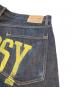 中古・古着 stussy (ステューシー) バックプリントデニムパンツ インディゴ サイズ:38：10000円