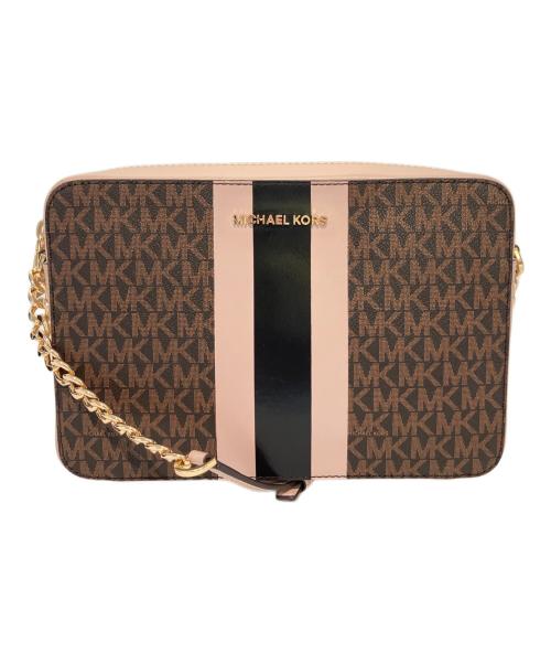 MICHAEL KORS（マイケルコース）MICHAEL KORS (マイケルコース) ショルダーバッグ　32F9GJ6C3B ブラウンの古着・服飾アイテム