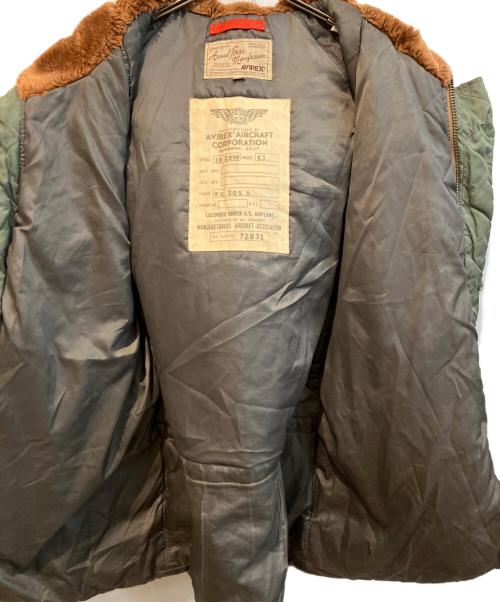 AVIREX（アヴィレックス）AVIREX (アヴィレックス) フライトジャケット　6132044 オリーブ サイズ:Lの古着・服飾アイテム