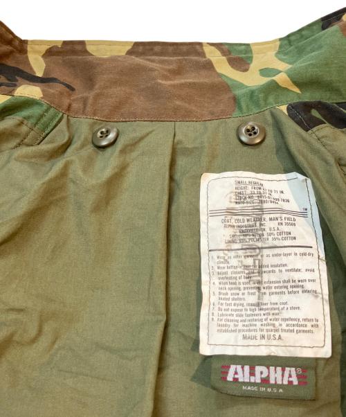ALPHA（アルファ）ALPHA (アルファ) M-65カモフラ柄ミリタリーコート グリーン サイズ:SMALL REGULARの古着・服飾アイテム