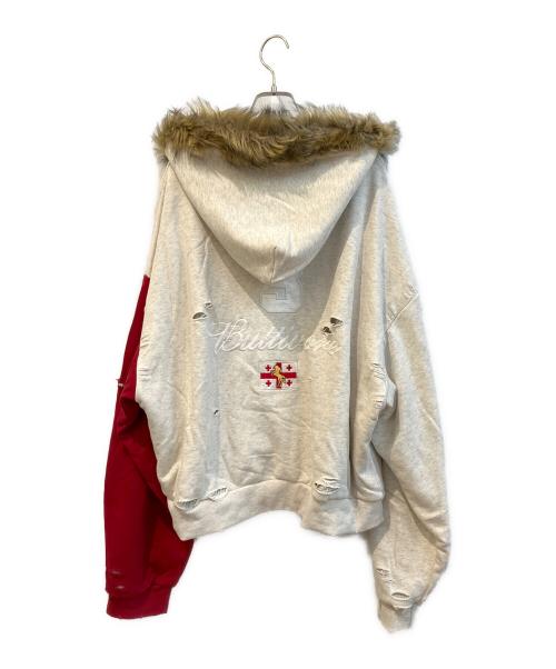 Protocol Index（プロトコルインデックス）PROTOCOL INDEX (プロトコルインデックス) ジップパーカー ホワイト サイズ:1の古着・服飾アイテム