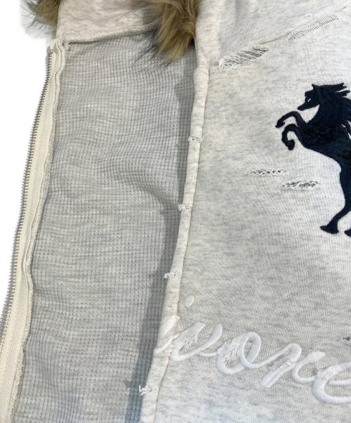 Protocol Index（プロトコルインデックス）PROTOCOL INDEX (プロトコルインデックス) ジップパーカー ホワイト サイズ:1の古着・服飾アイテム
