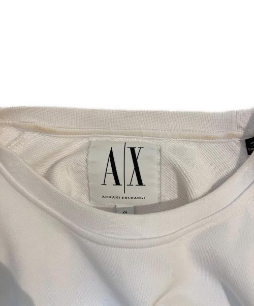 ARMANI EXCHANGE（アルマーニ エクスチェンジ）ARMANI EXCHANGE (アルマーニ エクスチェンジ) スウェット ホワイト サイズ:Sの古着・服飾アイテム