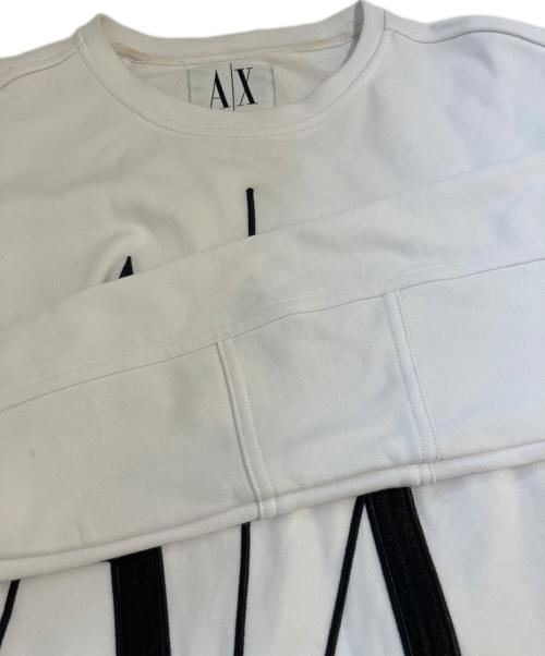 ARMANI EXCHANGE（アルマーニ エクスチェンジ）ARMANI EXCHANGE (アルマーニ エクスチェンジ) スウェット ホワイト サイズ:Sの古着・服飾アイテム