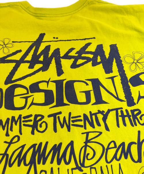 stussy（ステューシー）stussy (ステューシー) SUMMER LB TEE 黄緑 サイズ:Mの古着・服飾アイテム