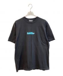 SAPEur（サプール）の古着「プリントTシャツ」｜ブラック