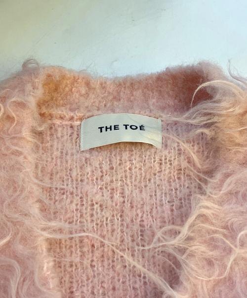 THE TOE（ザ・トゥー）THE TOE (ザ・トゥー) Westminster shaggy cardigan TT24509132 ピンク サイズ:Sの古着・服飾アイテム