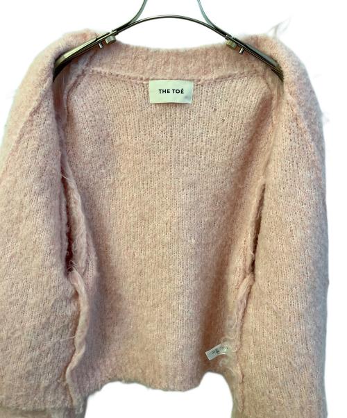 THE TOE（ザ・トゥー）THE TOE (ザ・トゥー) Westminster shaggy cardigan TT24509132 ピンク サイズ:Sの古着・服飾アイテム