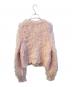 THE TOE (ザ・トゥー) Westminster shaggy cardigan TT24509132 ピンク サイズ:S：10000円