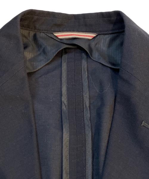 BURBERRY LONDON（バーバリーロンドン）BURBERRY LONDON (バーバリーロンドン) リネンテーラードジャケット ネイビー サイズ:XLの古着・服飾アイテム