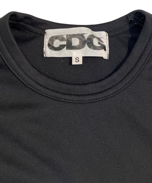 CDG（シーディージー）CDG (シーディージー) 短冊Tシャツ ブラック サイズ:Sの古着・服飾アイテム