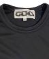 中古・古着 CDG (シーディージー) 短冊Tシャツ ブラック サイズ:S：7000円