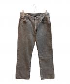LEVI'S PReMIUMリーバイス プレミアム）の古着「リラックスフレア ジーンズ　PC9-A8630」｜ブラック