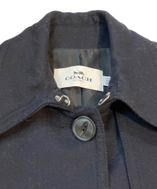 COACH（コーチ）COACH (コーチ) ウールコート ネイビー サイズ:XXSPの古着・服飾アイテム