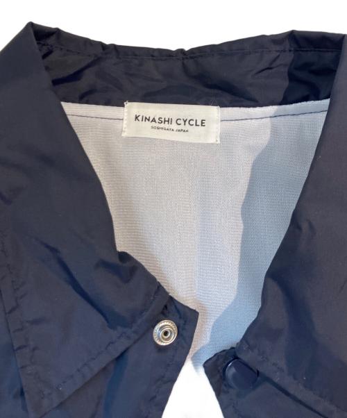 KINASHI CYCLE（キナシサイクル）kinashi cycle (キナシサイクル) コーチジャケット ネイビー サイズ:XLの古着・服飾アイテム