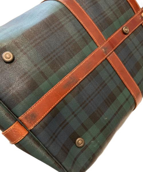 POLO RALPH LAUREN（ポロ・ラルフローレン）POLO RALPH LAUREN (ポロ・ラルフローレン) レザーボストンバッグ グリーンの古着・服飾アイテム