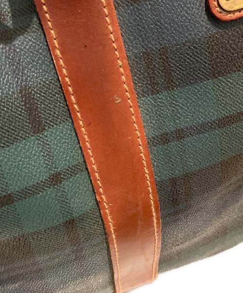 POLO RALPH LAUREN（ポロ・ラルフローレン）POLO RALPH LAUREN (ポロ・ラルフローレン) レザーボストンバッグ グリーンの古着・服飾アイテム