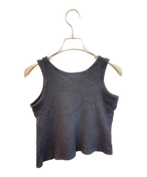 HELMUT LANG（ヘルムートラング）HELMUT LANG (ヘルムートラング) ノースリーブニット ブラック サイズ:Sの古着・服飾アイテム